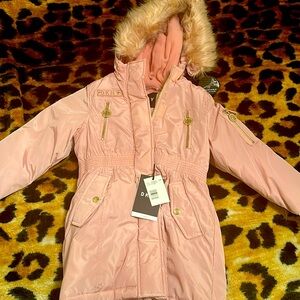 DKNY Girl Jacket in Blush Pink. Size 6X. Brand New with Tags.